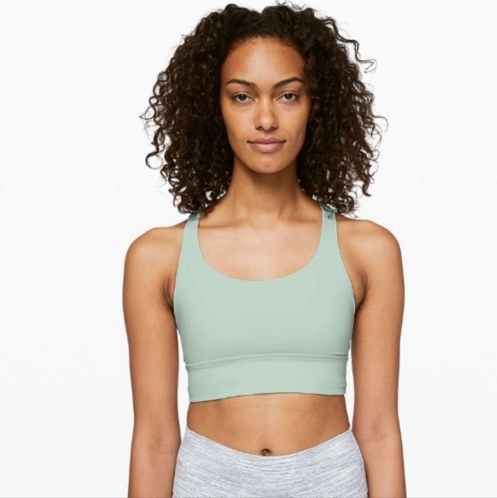 lululemon athletica Sage Green Strappy Sports Bra - Picture 5 of 6